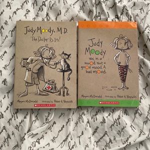 2 JUDY MOODY BOOKS , The doctors in & Judy Moody was not in a mood great cond